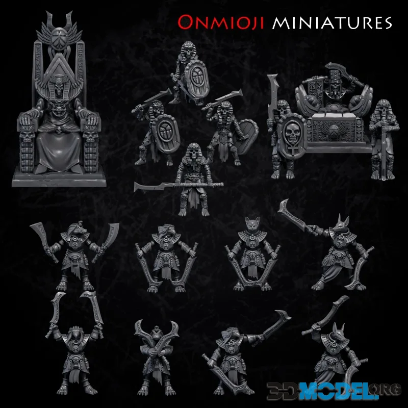 Onmioji Miniatures July 2026 – Printable