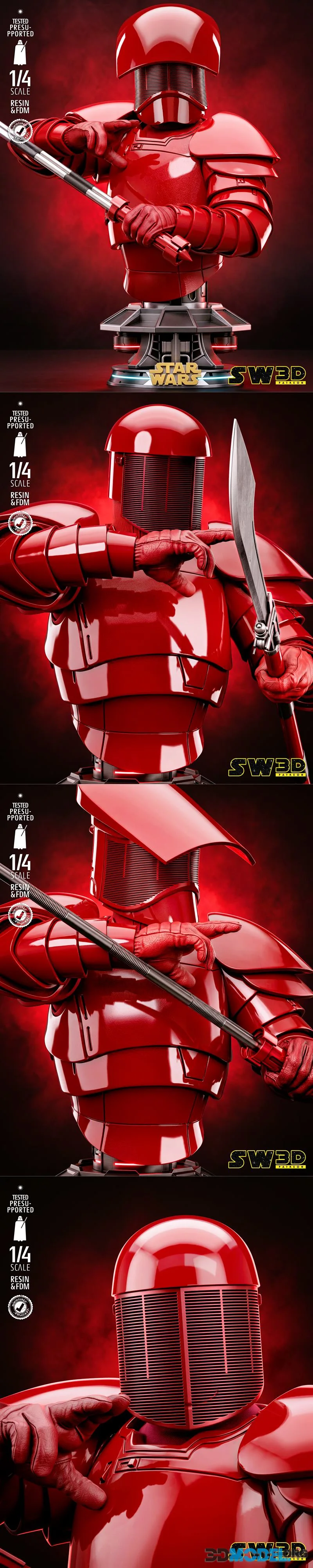 SW3D - Praetorian Guard Bust – Printable