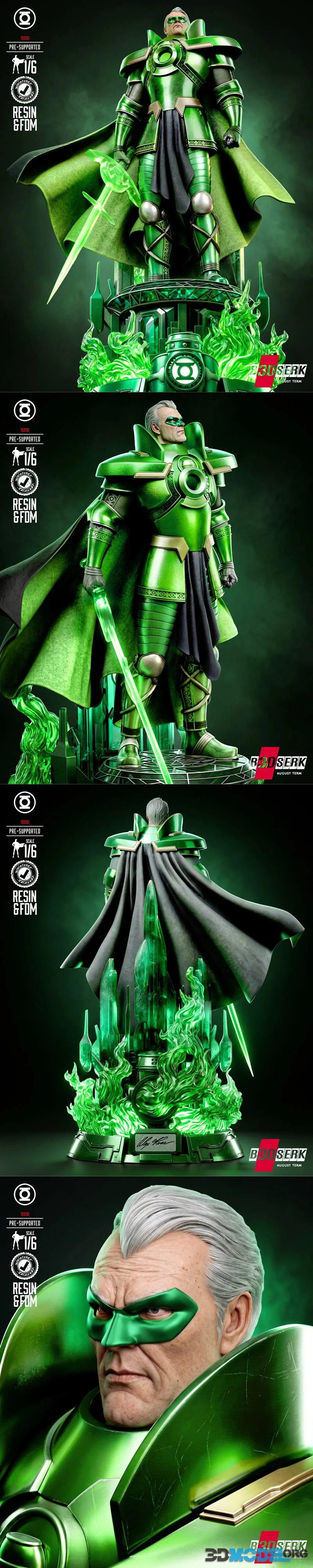 B3DSERK - Alan Scott Kingdome Come Sculpture – Printable