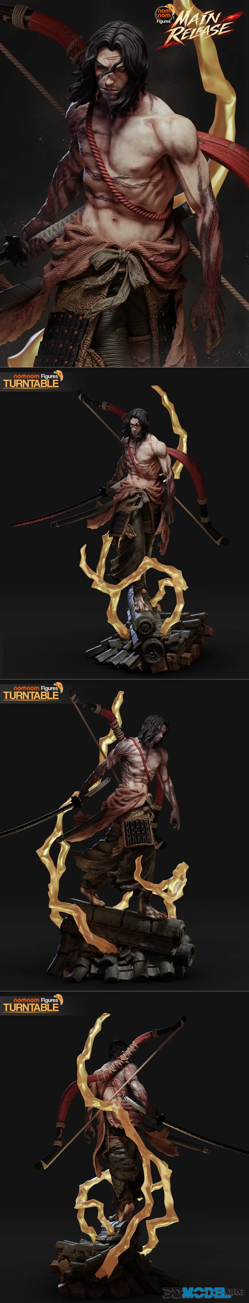 Nomnom Figures - Genichiro Ashina - Sekiro – Printable