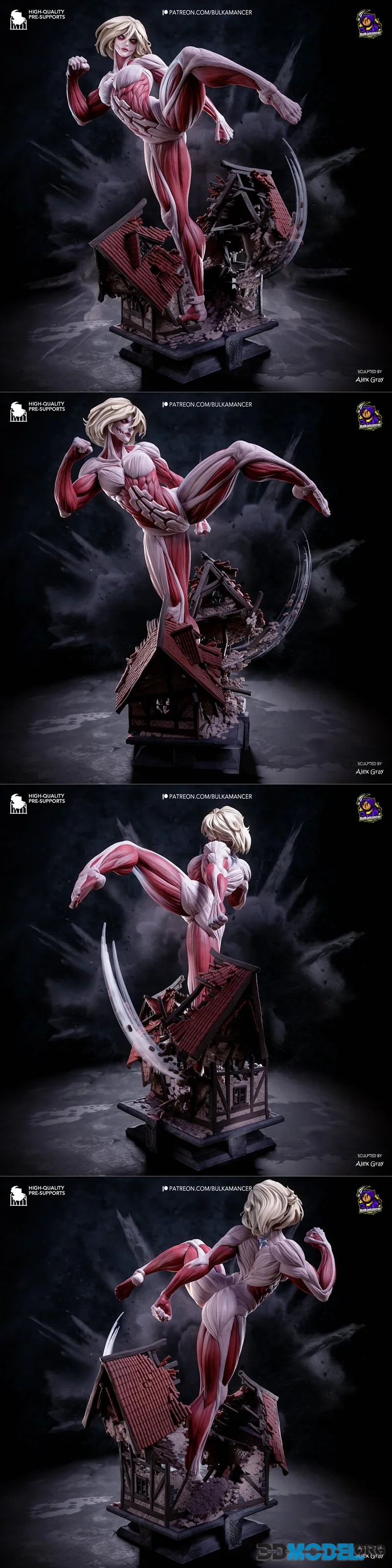 Bulkamancer Sculpts - Female Titan – Printable