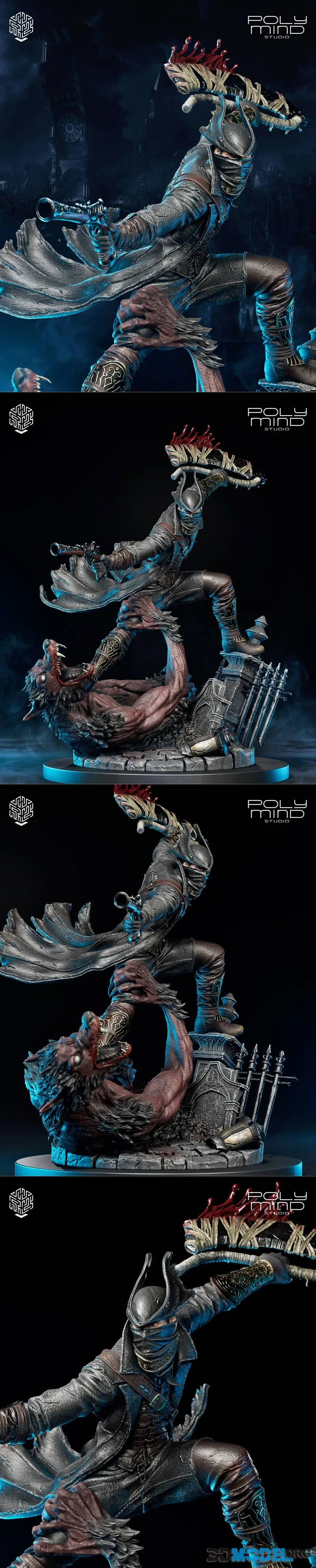 PolyMind Studio - The Hunter - Bloodborne – Printable