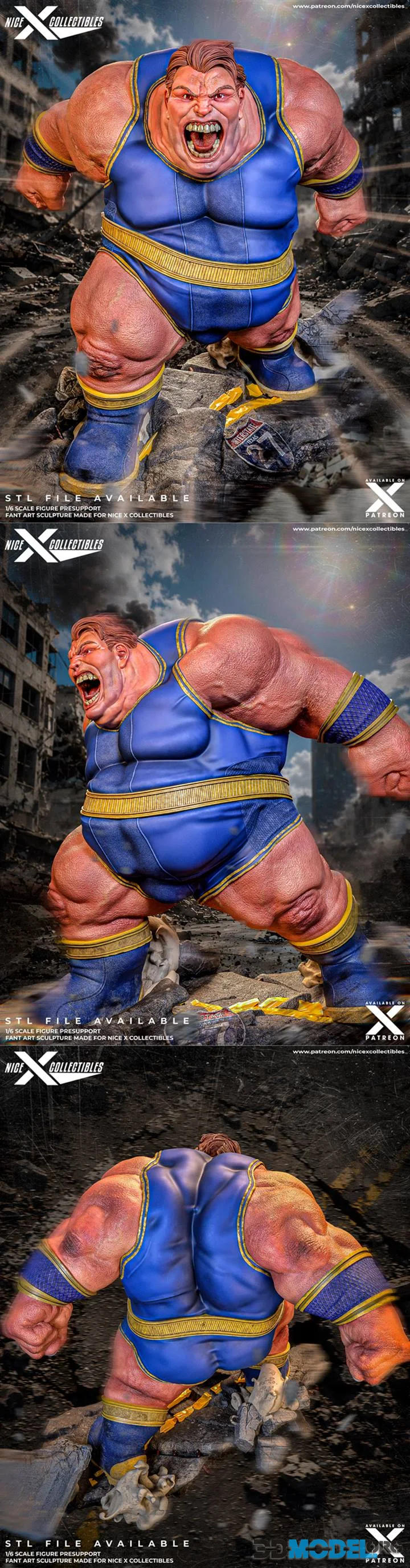 Nice X Collectibles - Juggernaut and Blob – Printable
