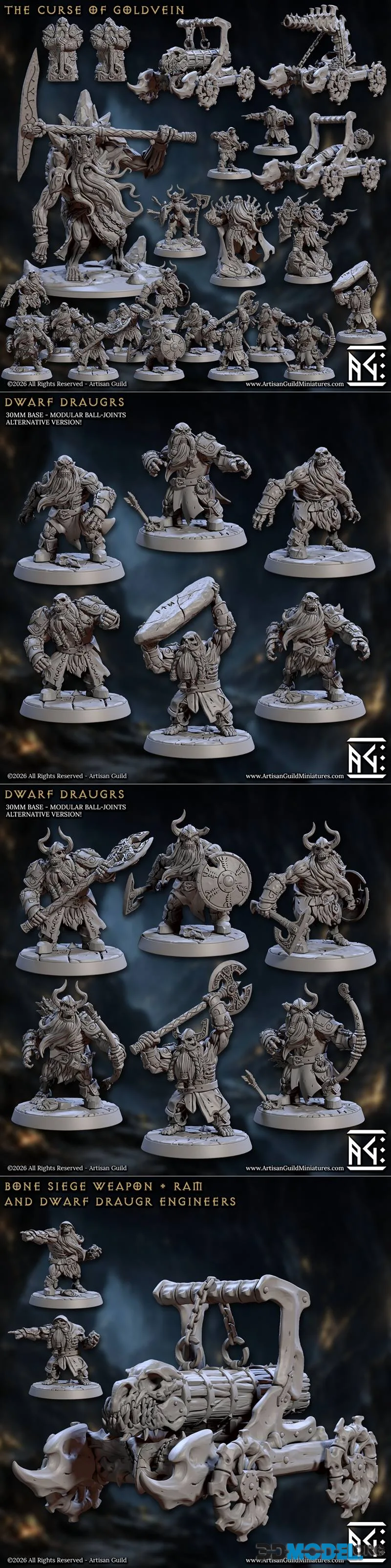 Artisan Guild - Orhogs - The Curse of Goldvein April 2026 – Printable