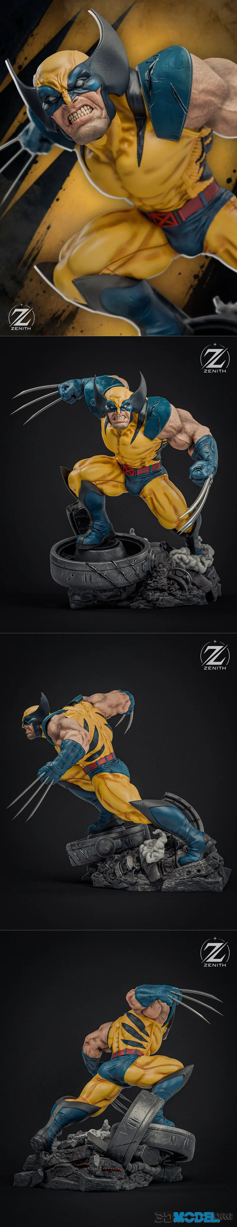 Zenith Studios - Wolverine Statue and Bust – Printable