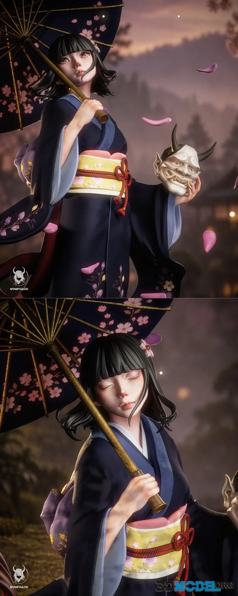Nympha - Hannya Maiden – Printable