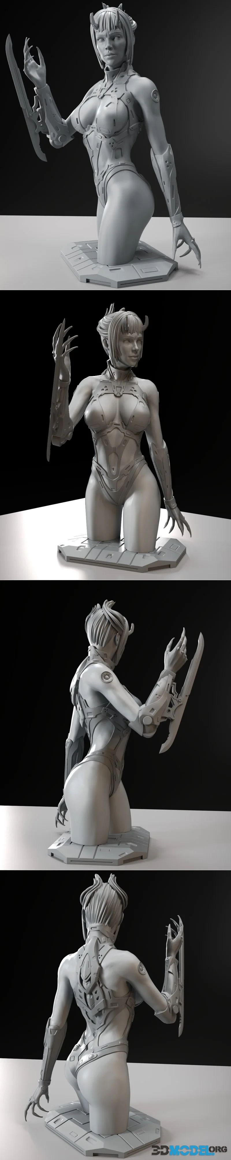 GSculpt - Nakay Bust – Printable