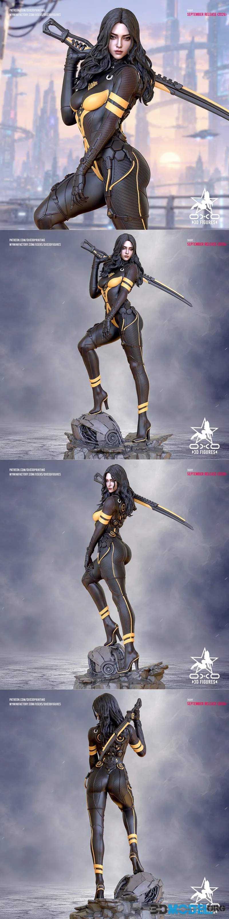 OXO3D Figures - Tachy Stellar Blade – Printable