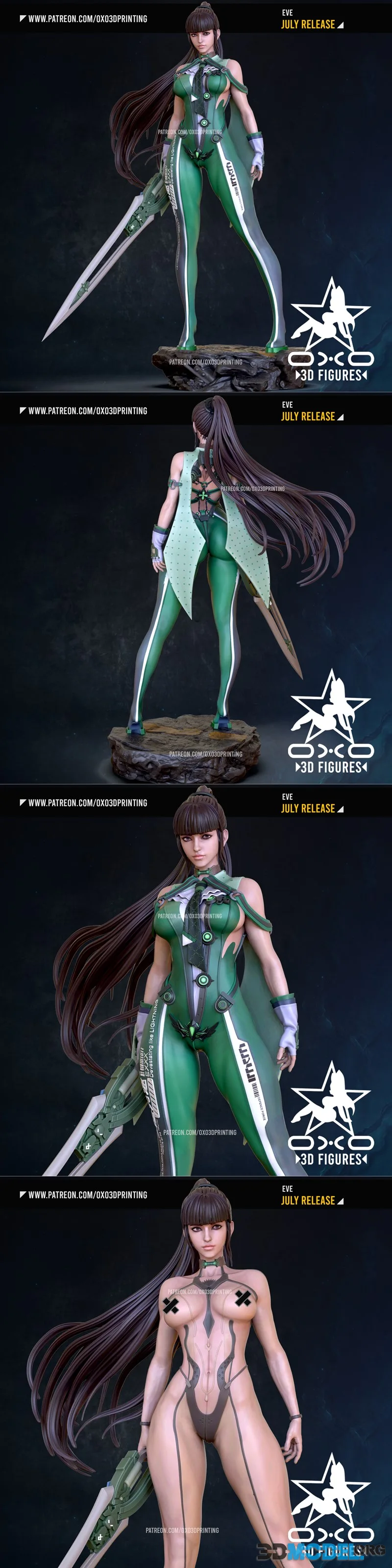 OXO3D Figures - Eve Stellar Blade SFW_NSFW – Printable