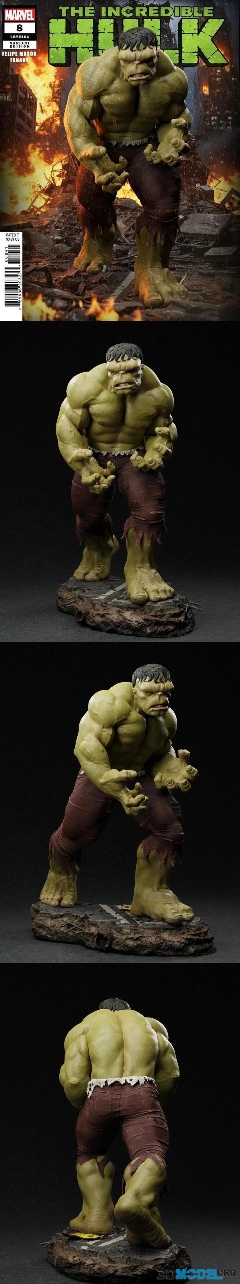 Statues Quo - Hulk – Printable