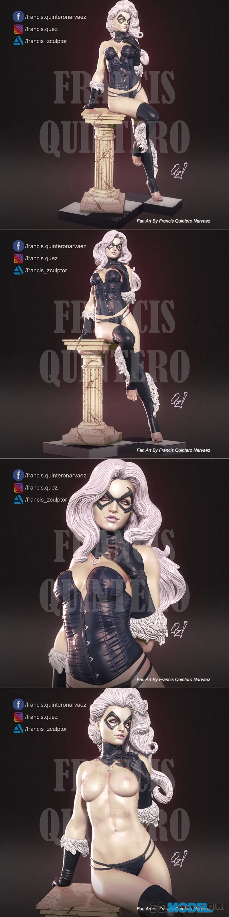 Francis Quintero - Black Cat - Special Version – Printable