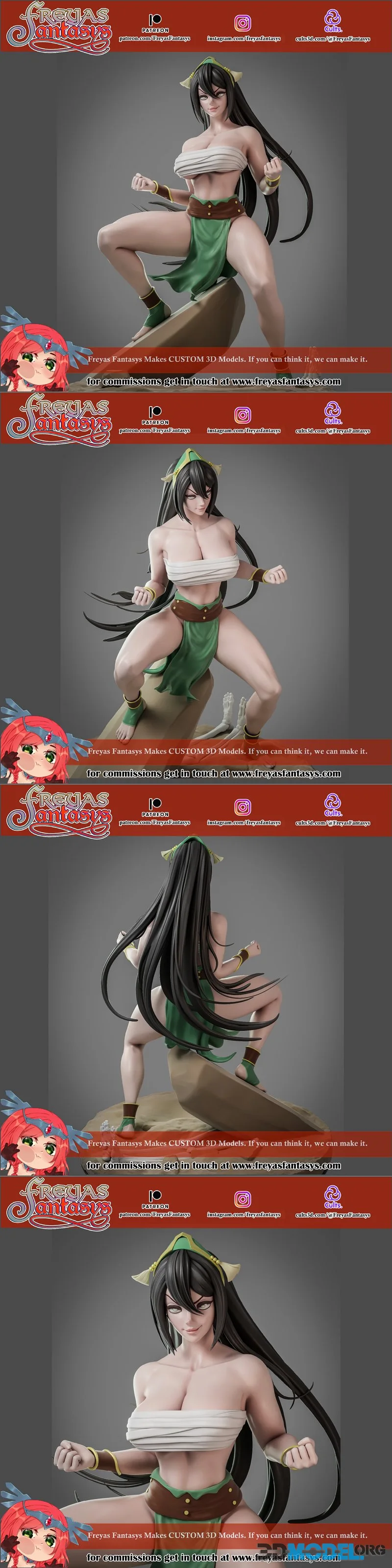Freyas Fantasys - Avatar - Toph Beifong – Printable