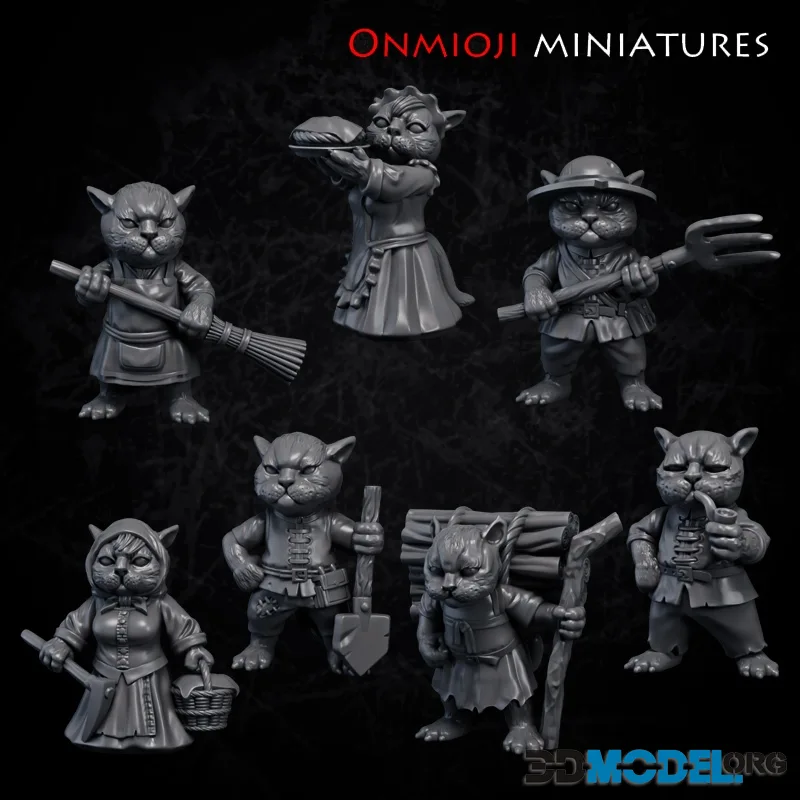 Onmioji Miniatures August 2026 – Printable