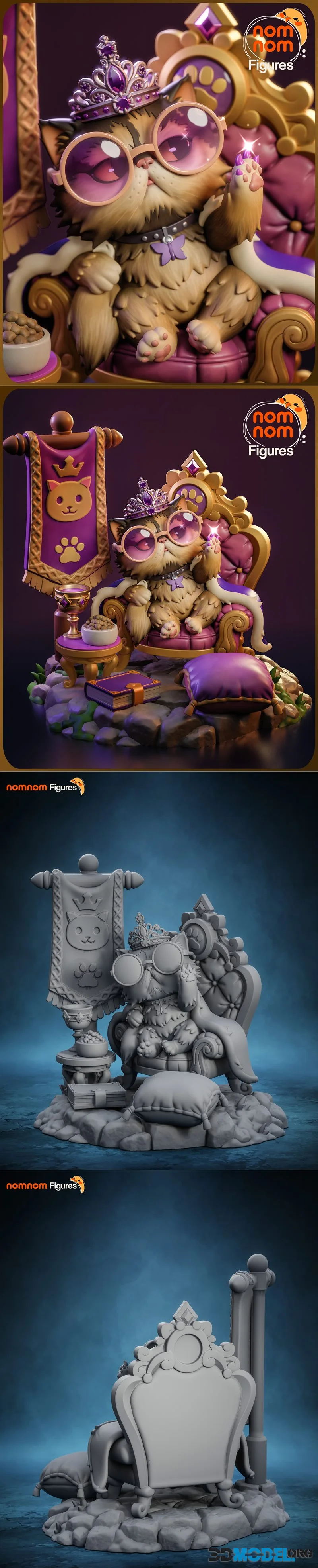 Nomnom Figures - Chibi Princess Donut - Dungeon Crawler Carl – Printable