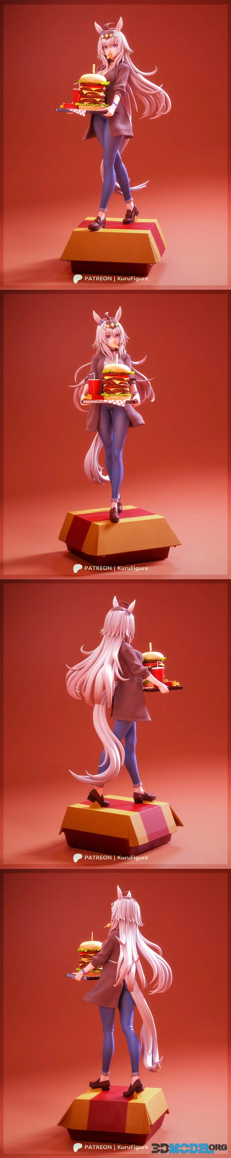 Kuru Figure - Umamusume - Oguri Cap – Printable