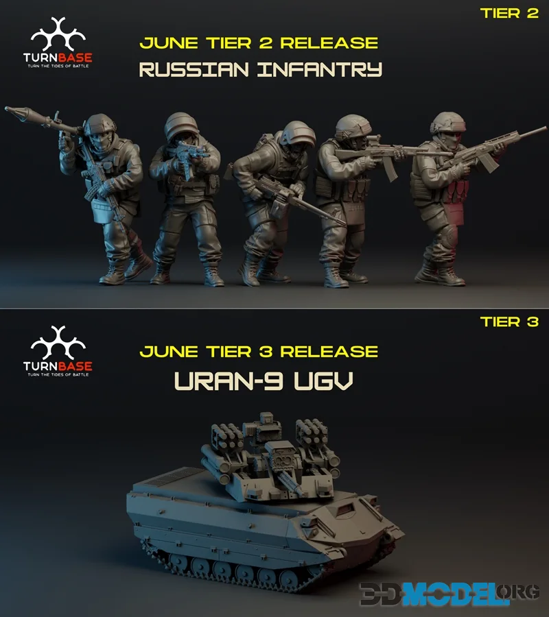TurnBase Miniatures June 2026 – Printable