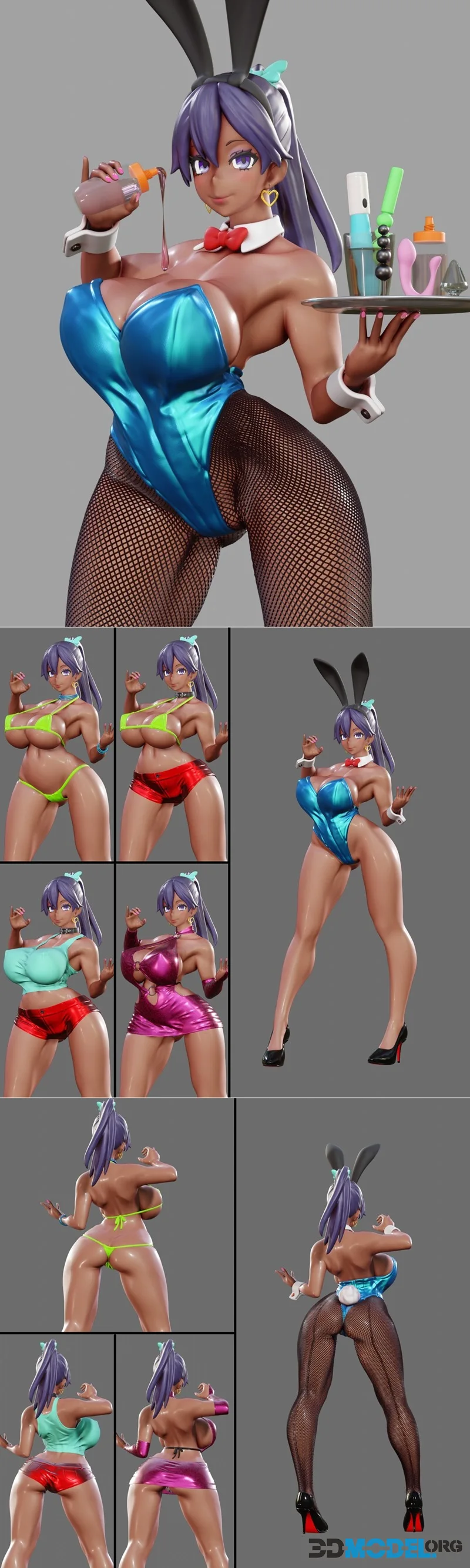Sankaku3D - Reina Sumiya Bunny – Printable