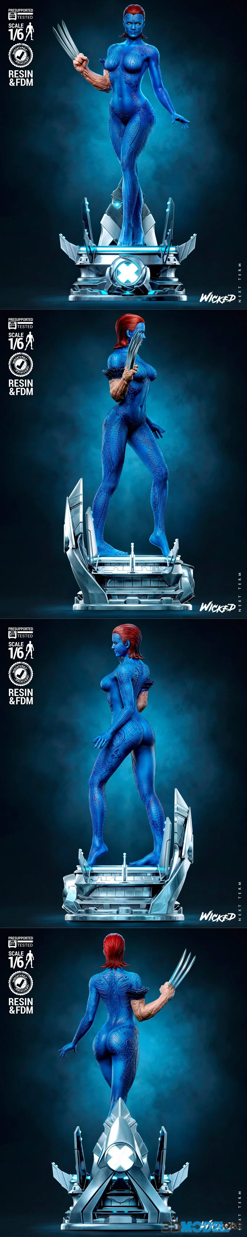 Wicked - Mystique Sculpture – Printable
