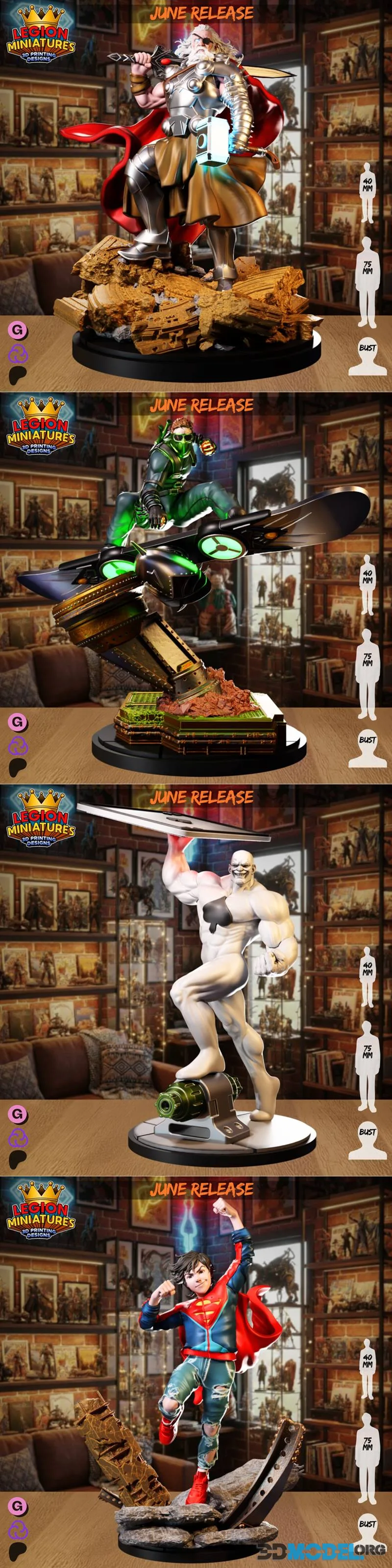 Legion Miniatures June 2026 – Printable