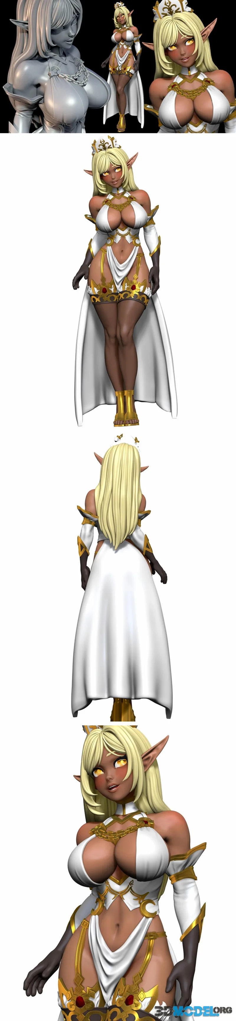Custom Miniatures - Forest Elf – Printable