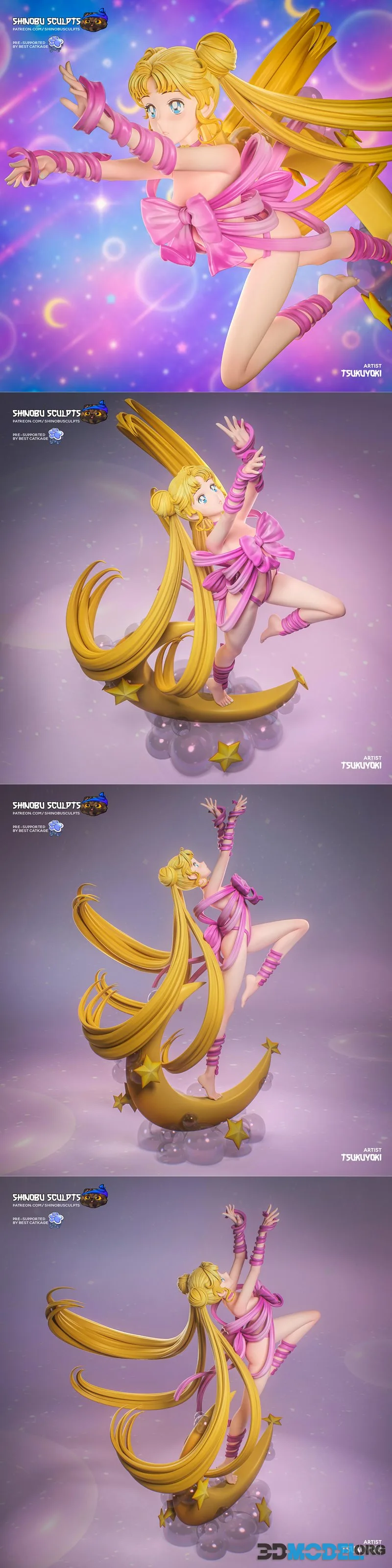 Shinibu Sculpts - Usagi - Sailor Moon – Printable