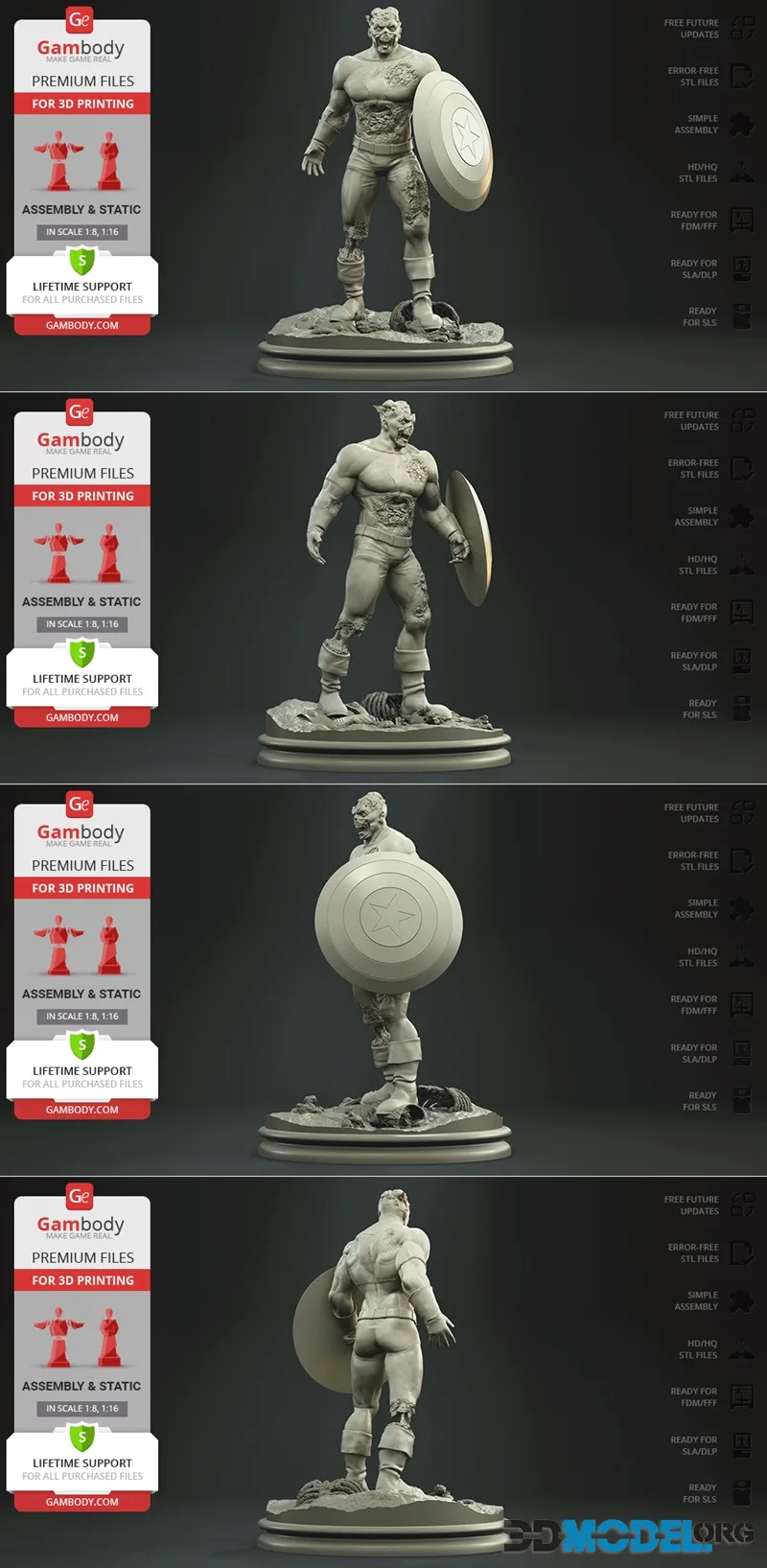 Gambody - Colonel America – Printable