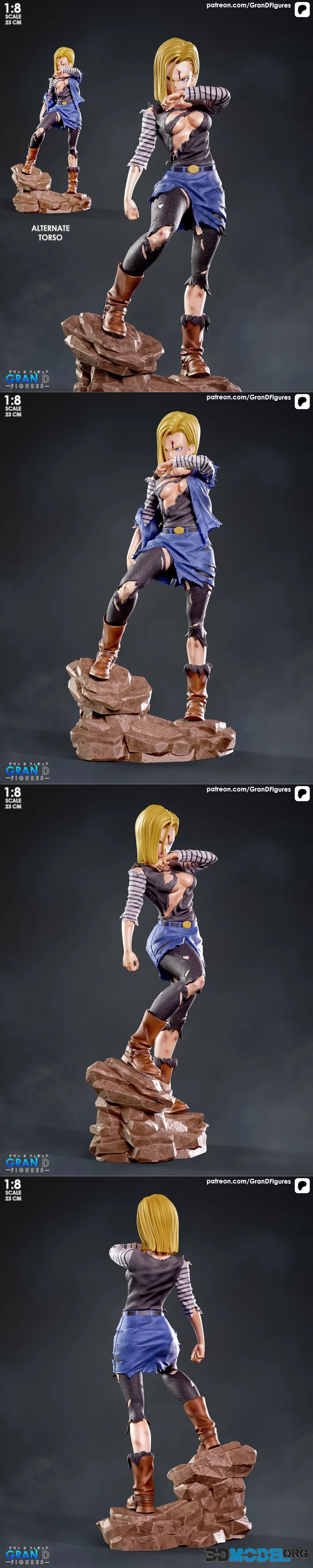 Gran D. Figures - Android18 – Printable