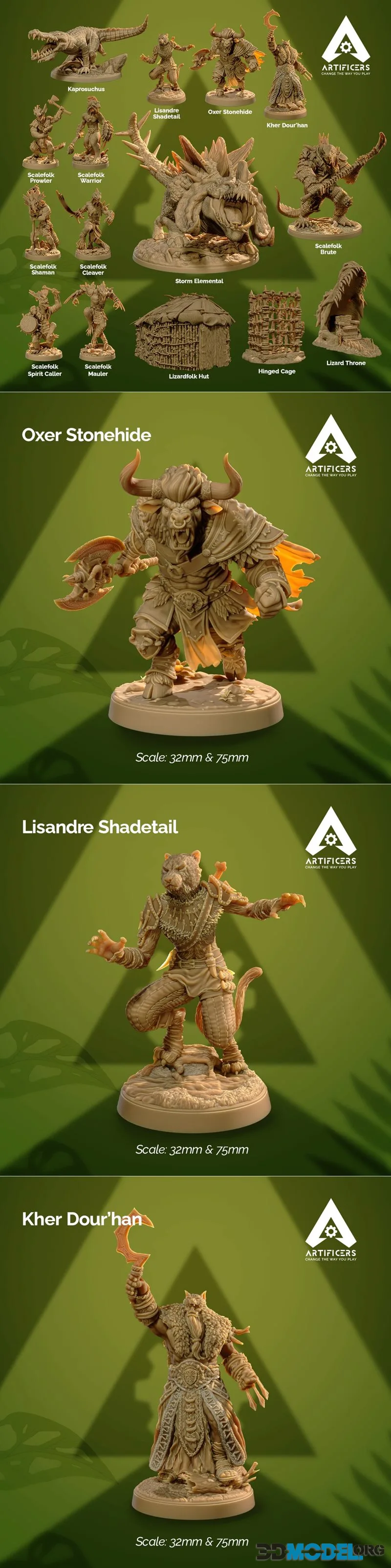 Artificers Minis July 2026 – Printable