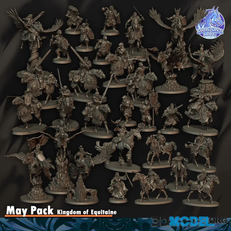 Dragon's Lake Miniaturas May 2026 – Printable