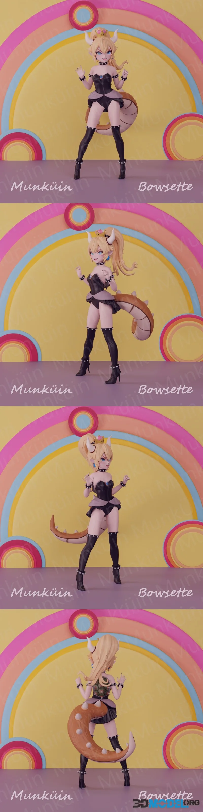 Munkuin - Bowsette Fan Art – Printable