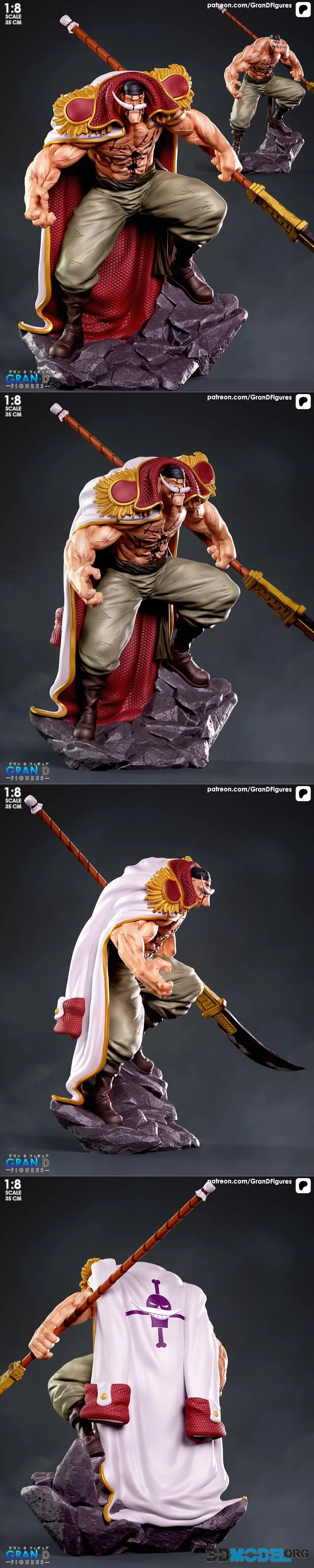 Gran D. Figures - WhiteBeard – Printable