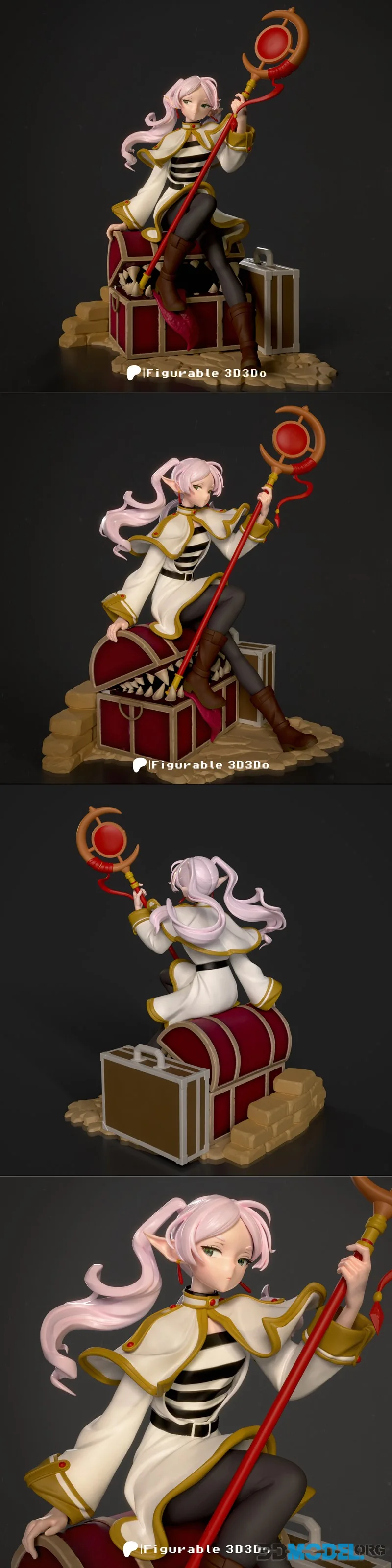 Figurable 3D3DO - Sousou no Frieren - Frieren – Printable