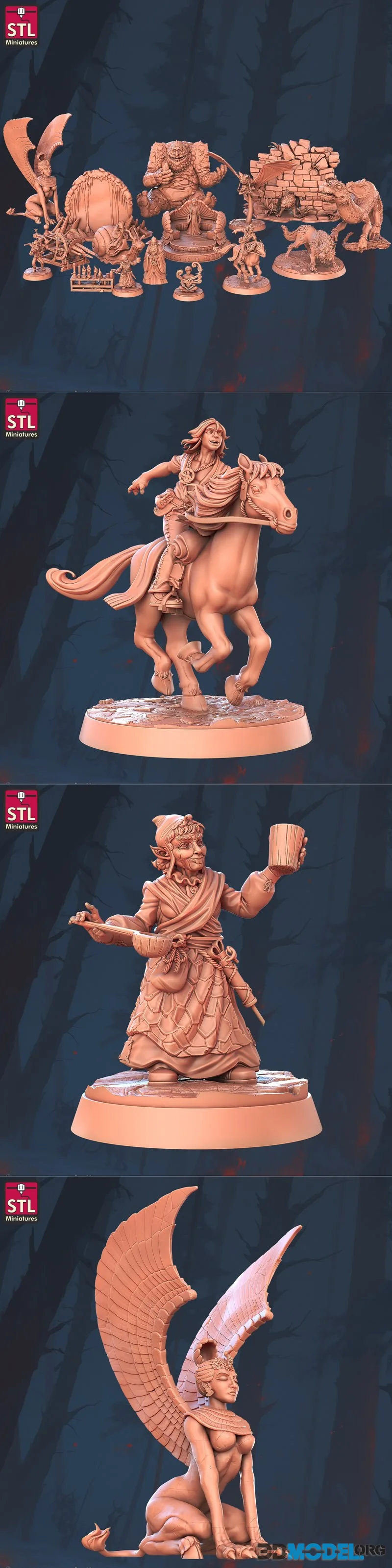 STL Miniatures March 2026 – Printable