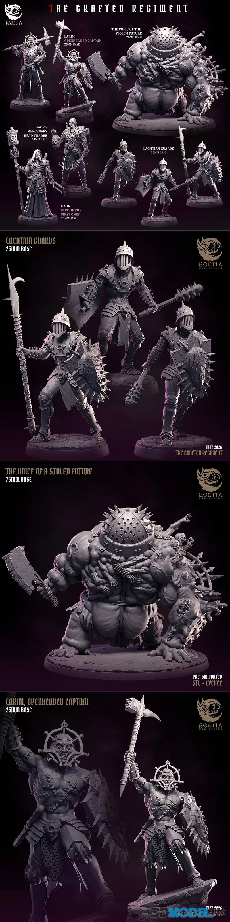 Goetia Miniatures May 2026 – Printable