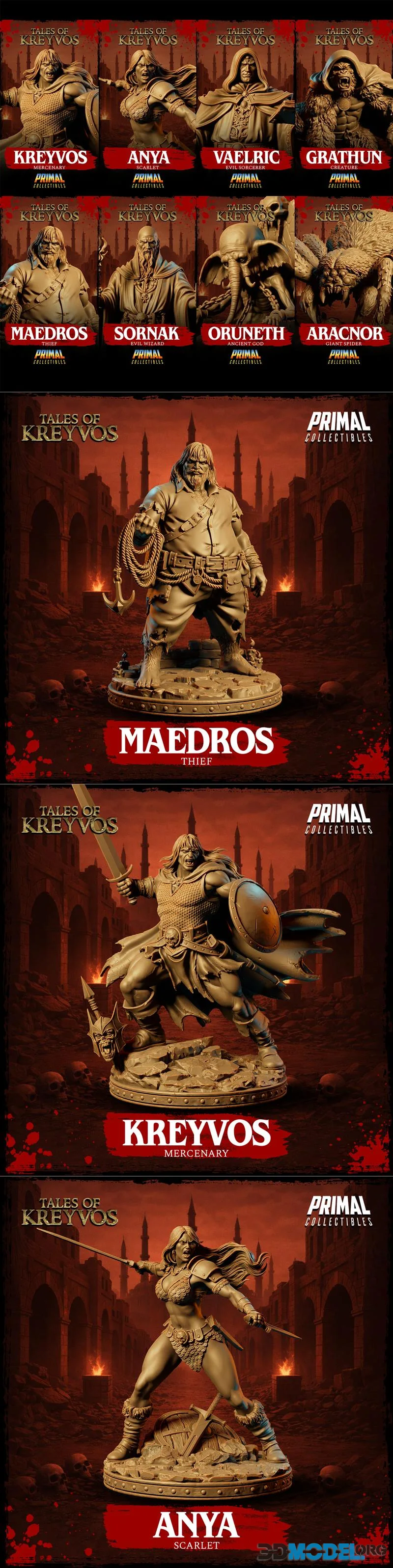 PRIMAL Collectibles July 2026 – Printable