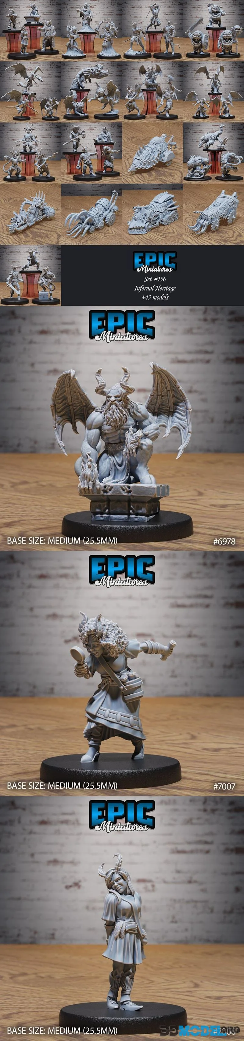 Epic Miniatures - Set 156 Infernal Heritage August 2026 – Printable