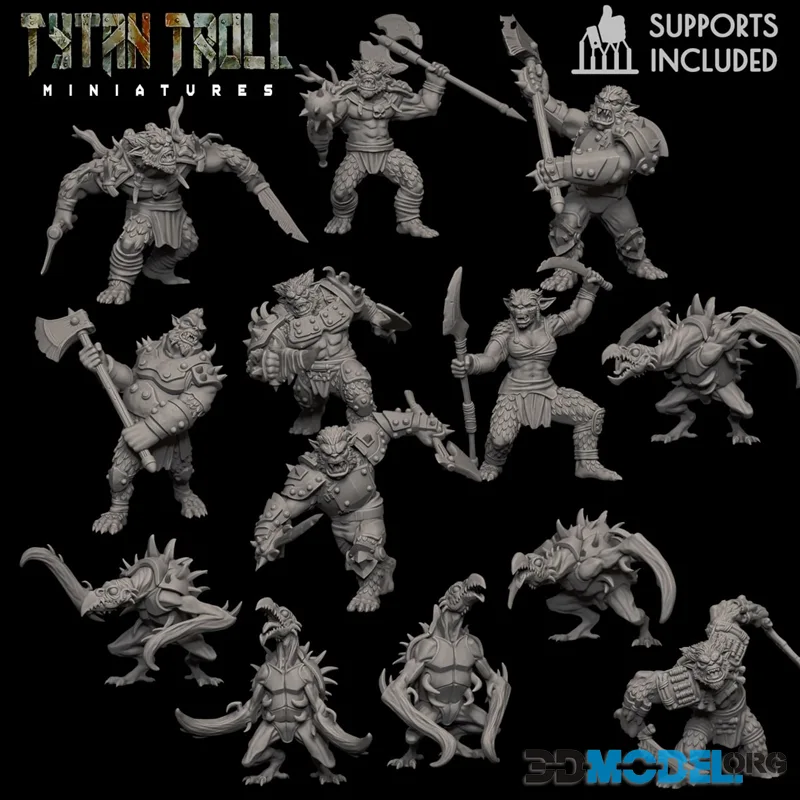 TytanTroll Miniatures April 2026 – Printable