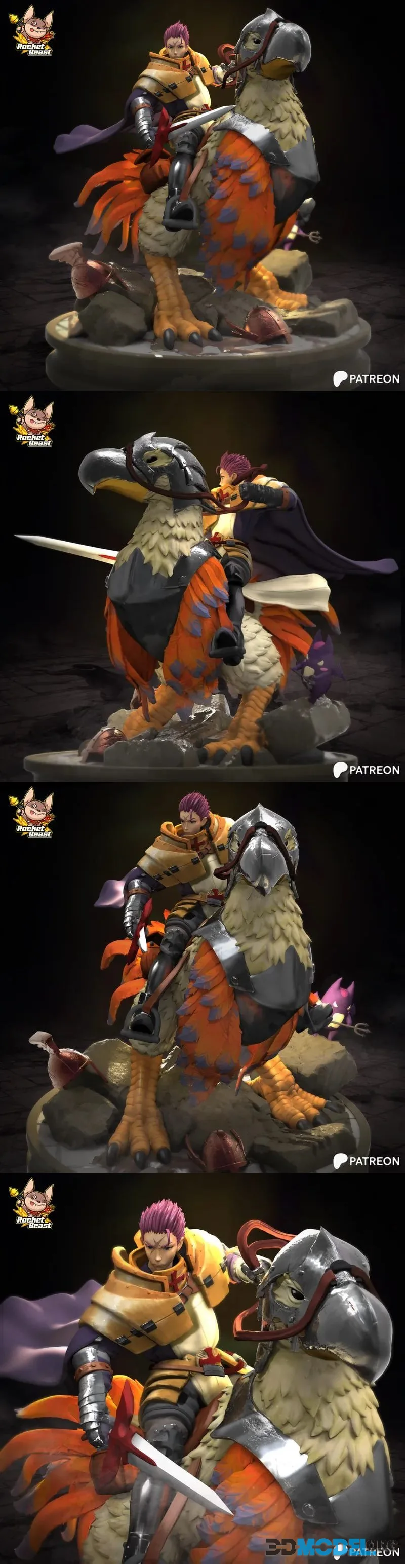 Crusader (Ragnarok Online) - Rocket Beast – Printable