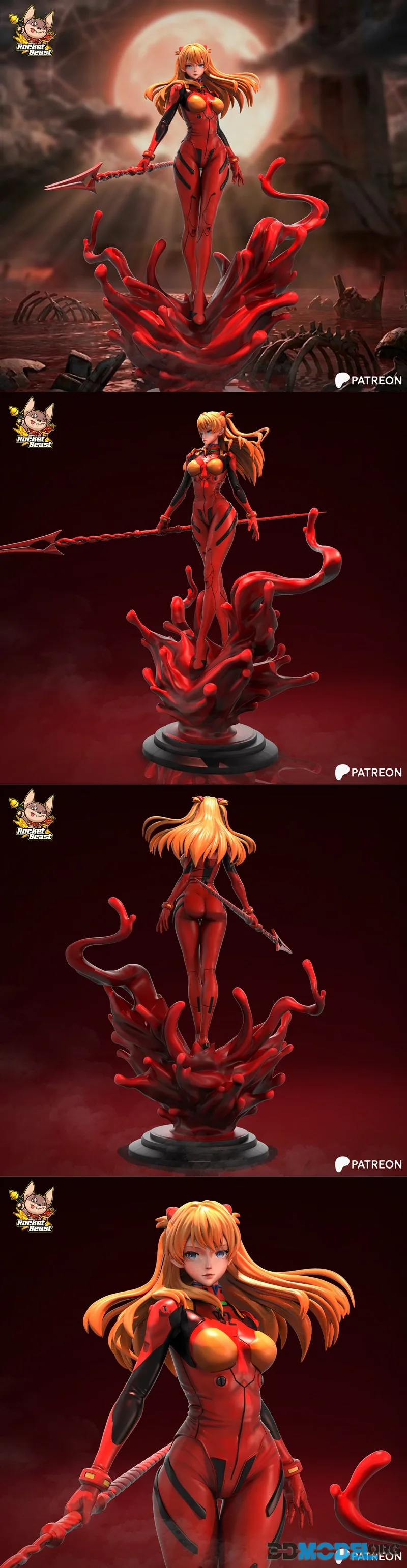 Asuka - Evagelion – Printable