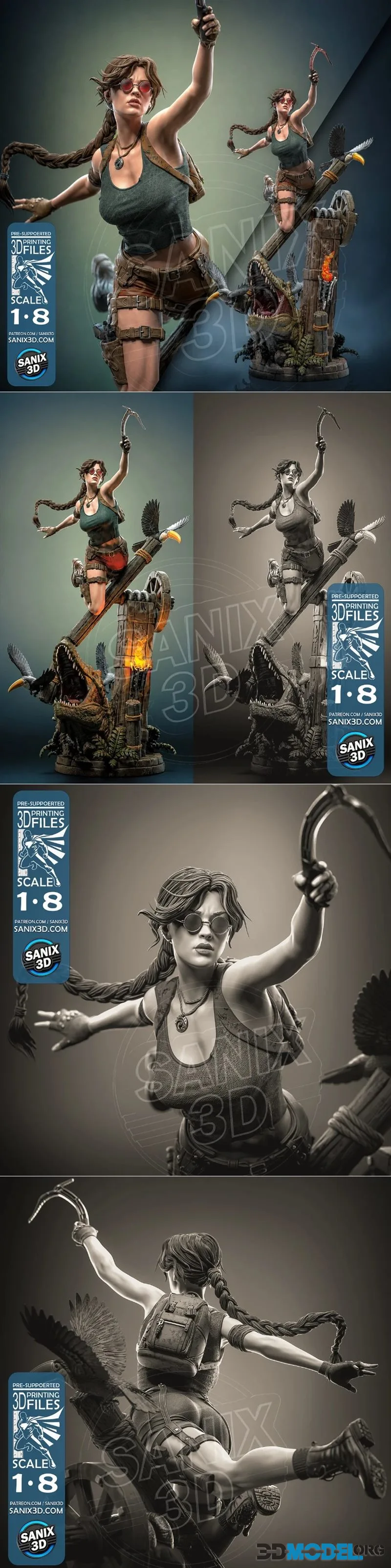 Sanix - Tomb Raider - Legacy of Atlantis – Printable