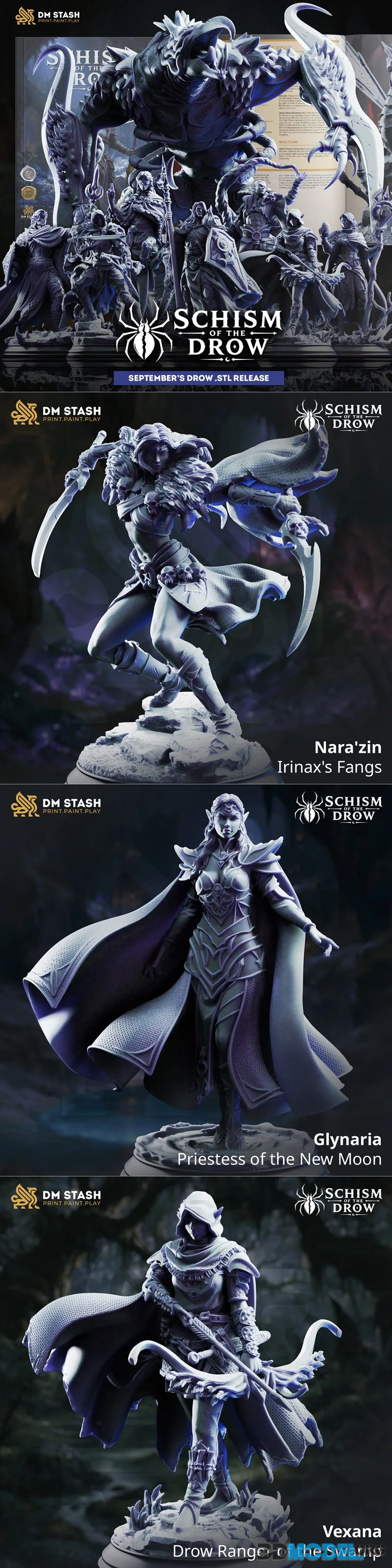 DM Stash - Schism of the Drow September 2026 – Printable