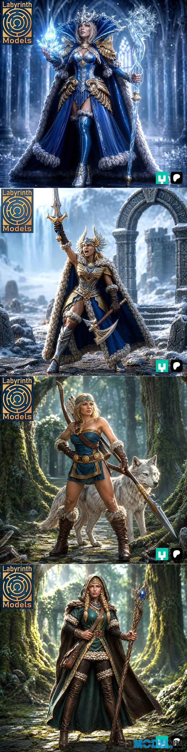 Labyrinth Models July 2026 – Printable