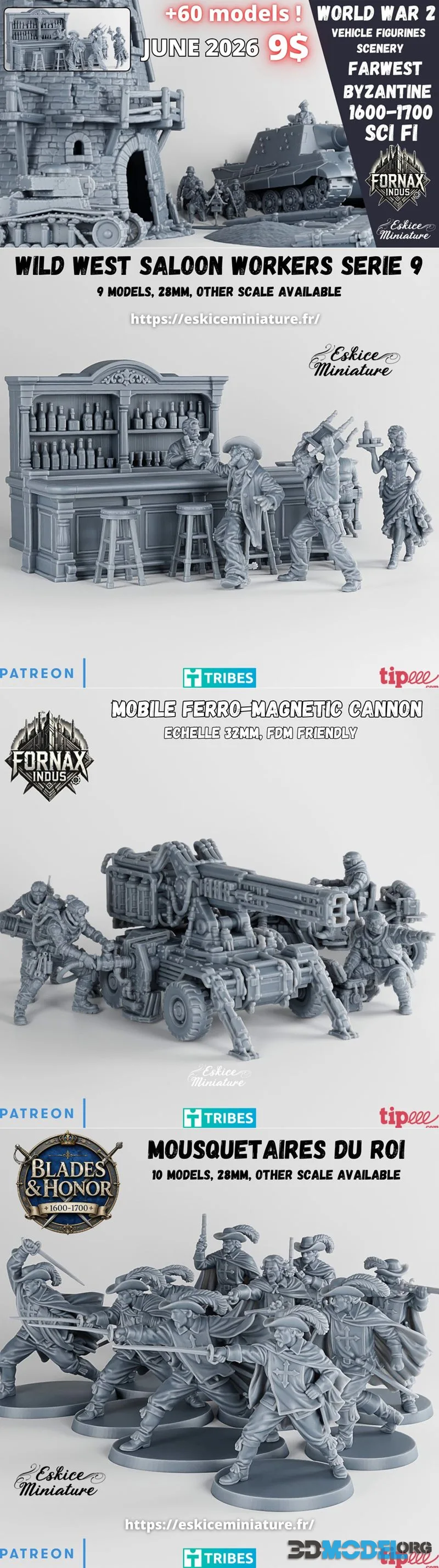 Eskice Miniature June 2026 – Printable