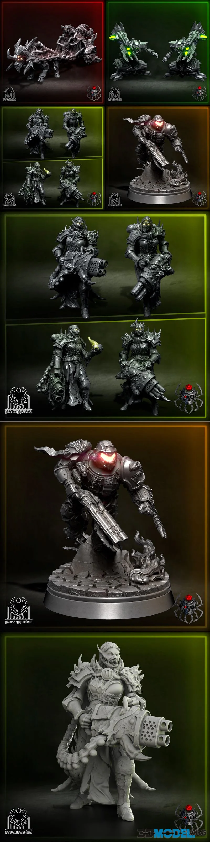 Eight Legs Miniatures January 2026 – Printable