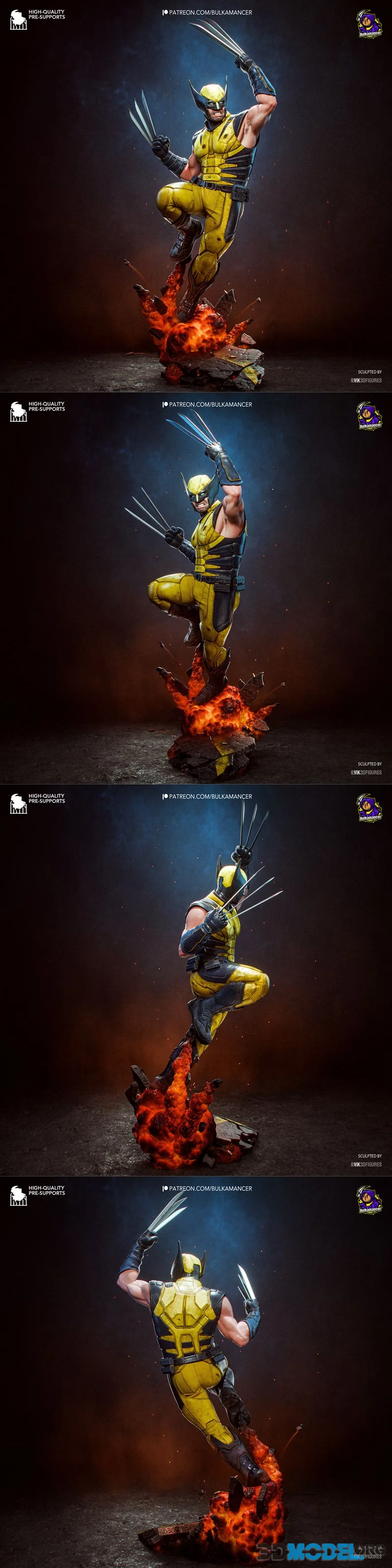Bulkamancer Sculpts - Wolverine – Printable