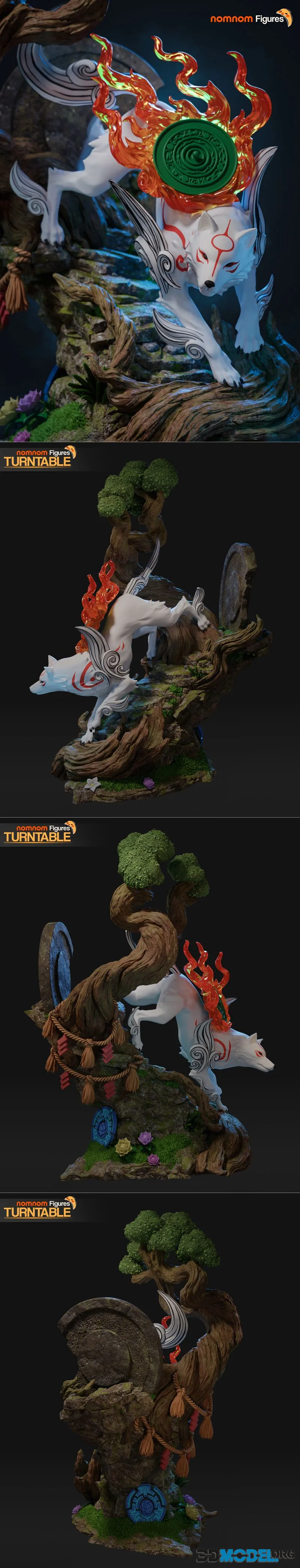 Nomnom Figures - Amaterasu - Okami – Printable
