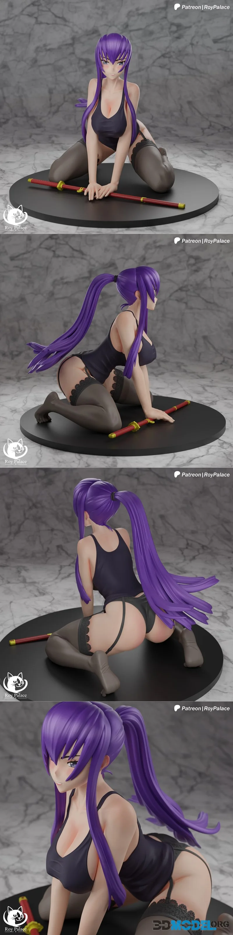 Saeko Busujima - Highschool of the Dead - Roy Palace – Printable