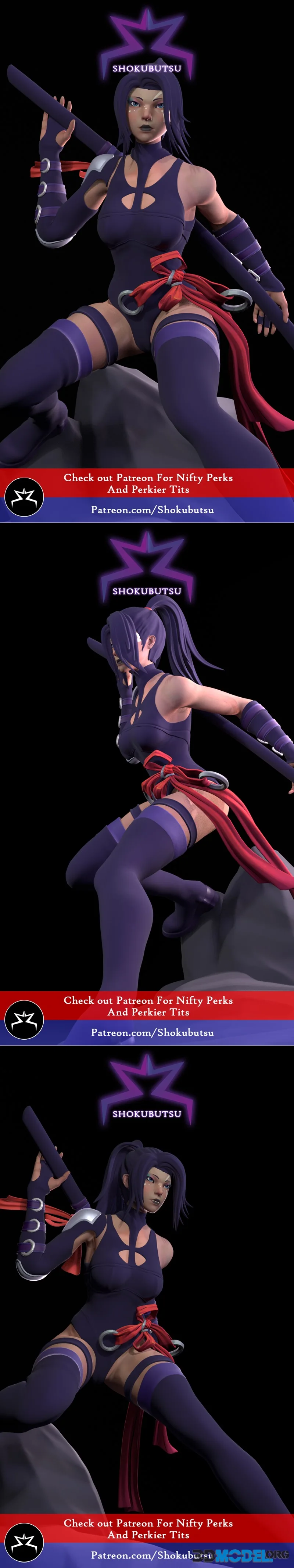 Shokubutsu - Psylocke – Printable
