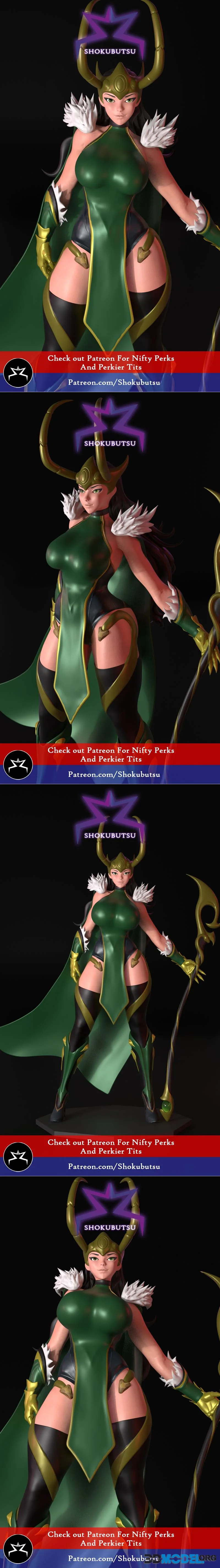 Shokubutsu - Lady Loki – Printable