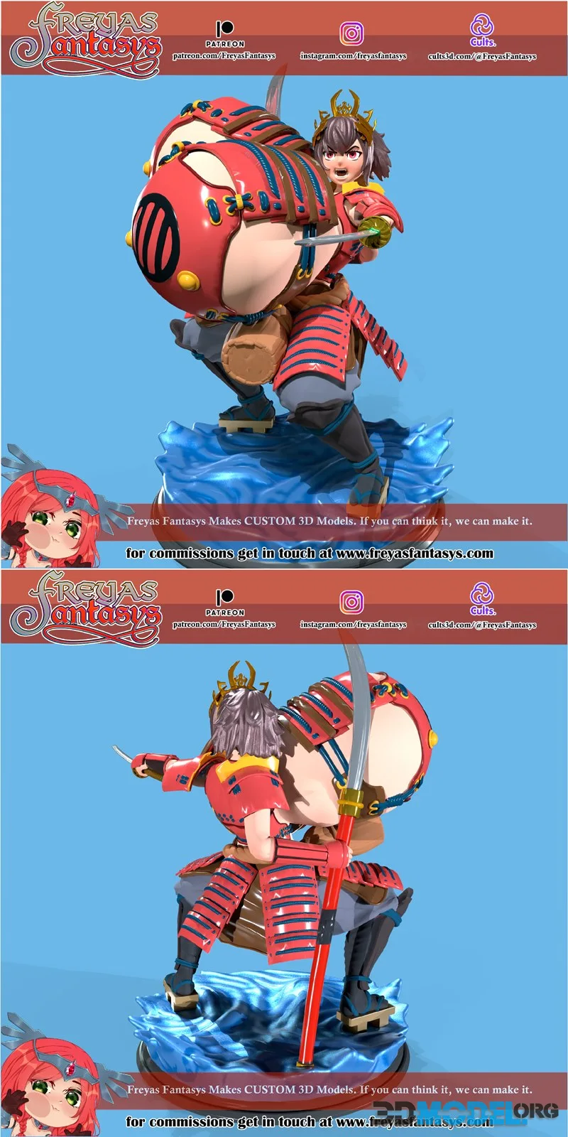 Freyas Fantasys - Boob Samurai – Printable